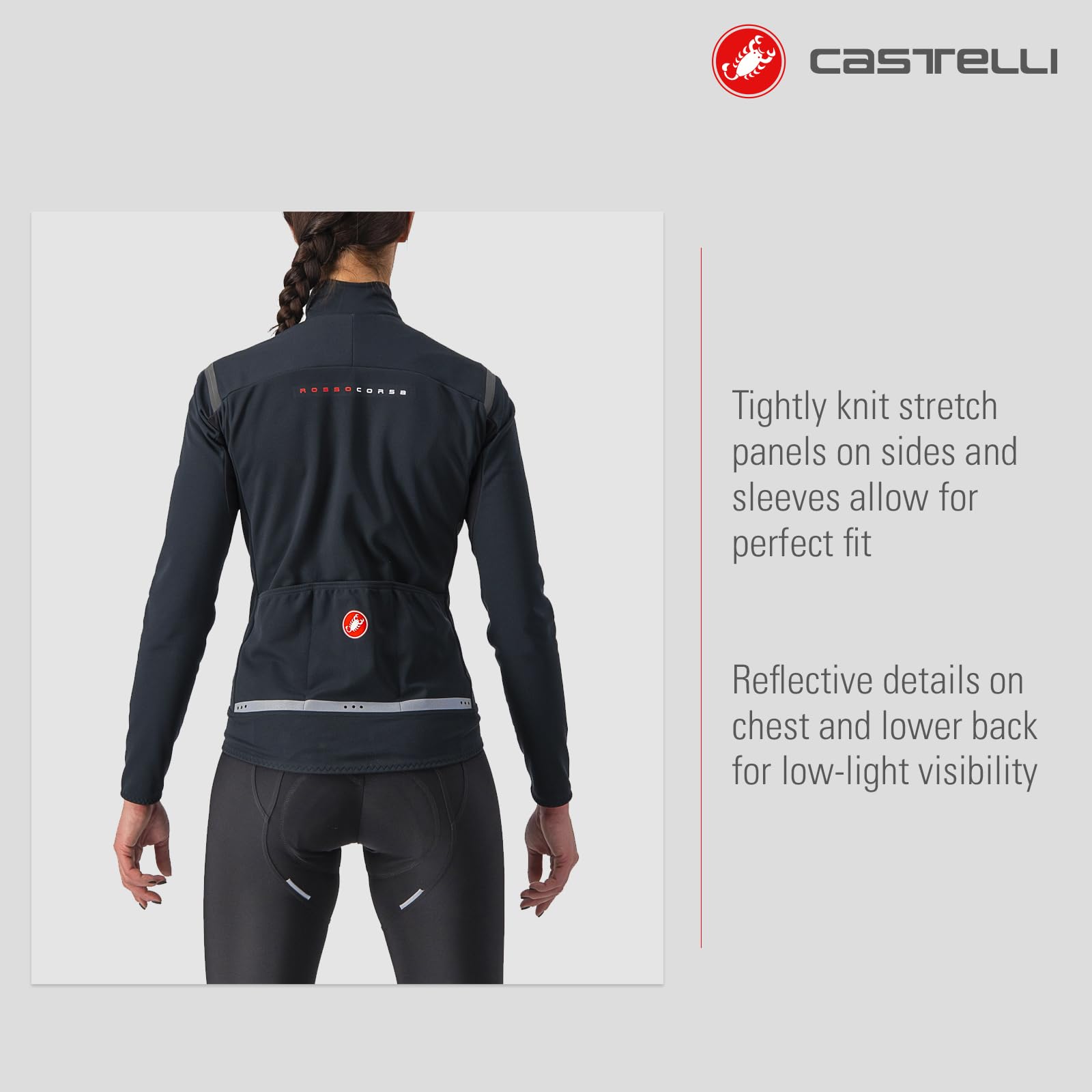 CASTELLI Squadra Stretch W Jacket Jacket Femme