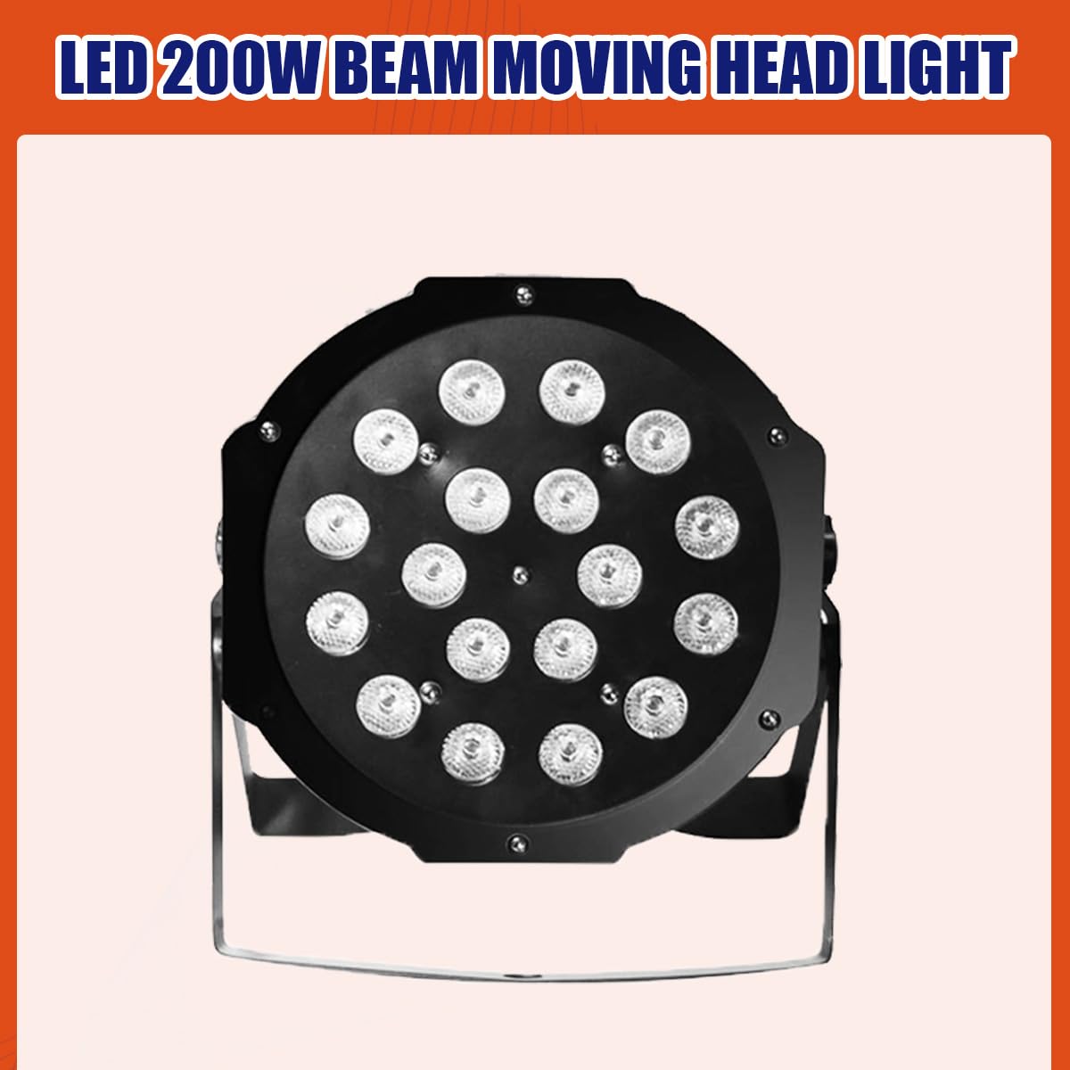 KAVRA 1Pcs/2Pcs Led Mini Par Light DMX Stage Lights for Ktv Party Dj Wedding Disco Concert Effect Light (2Pcs Lights)