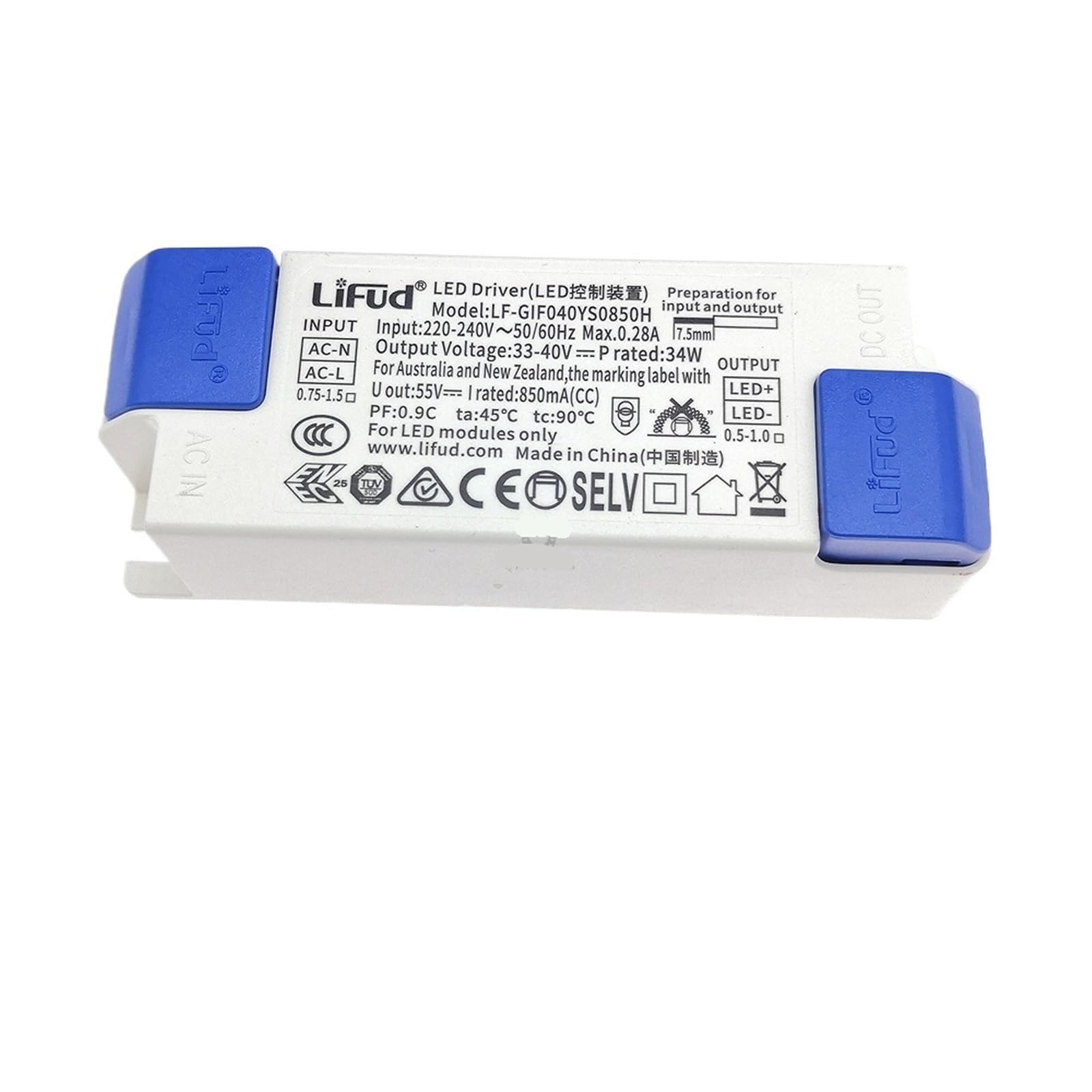 FCARUMIQP 1PCS LED Driver 8W-60W High PF LF-GIRxxxYM YS Series 350mA 800mA 900mA 1000mA 1300mA 1400mA 1500mA(YS-850H)