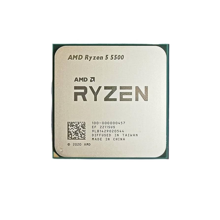 CPU Processor AMD Ryzen 5 5500 R5 5500 3.6 GHz 6-Core 12