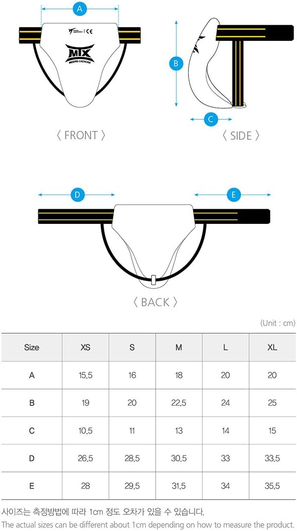 Mooto Korea Taekwondo MTX Groin Protector for Male Guard WTF Approved for Men XS to XL MMA Martial Arts Karate Kickiboxing Prevention of Injury : Sports & Outdoors