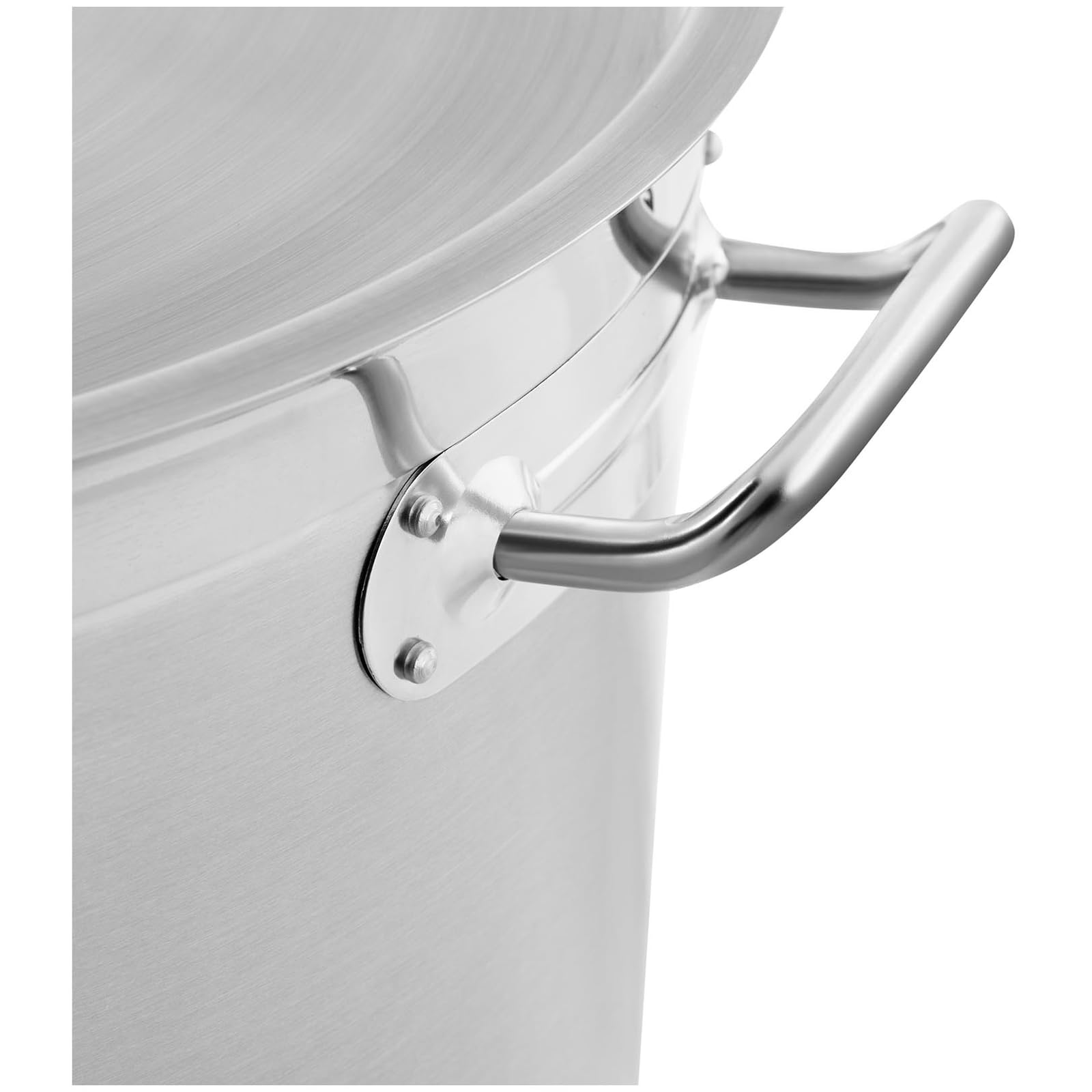 Forgast Marmite haut avec couvercle | Acier inoxydable | 6,3 litres | Diamètre ⌀ 20 cm | La marmite peut être utilisée sur tous types de feux