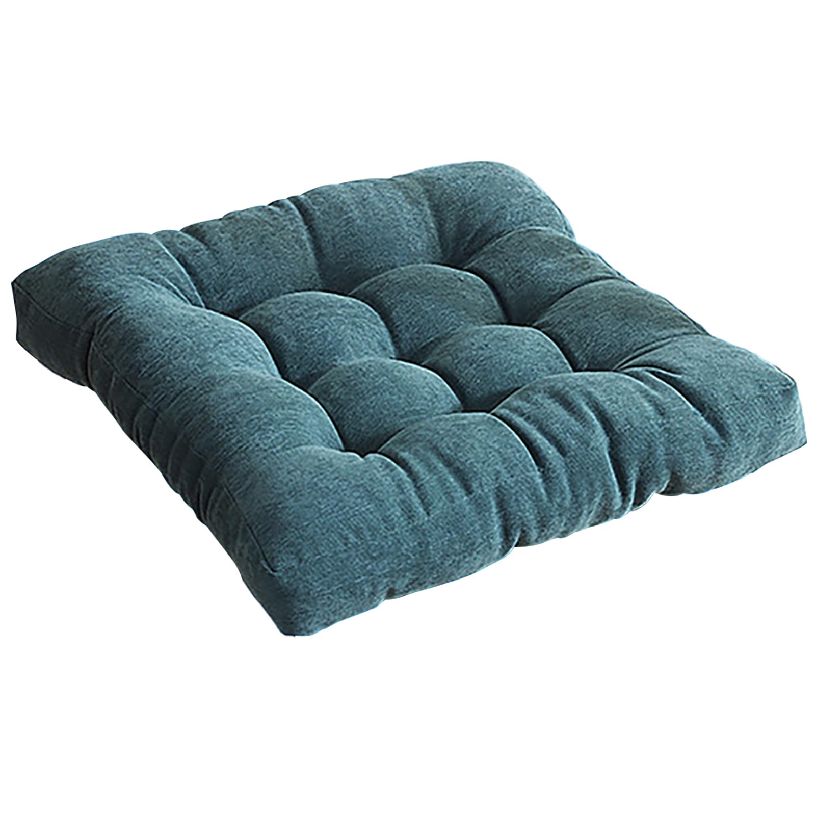 Coussin de chaise de terrasse lot de 2 galettes carrées réversibles pour salon et cuisine