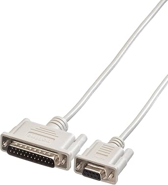 ROLINE Printer Cable 9-Pin Female to 25-Pin Male 3 m