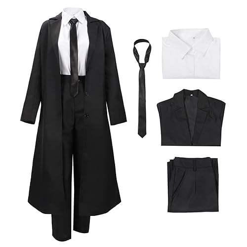 C-ZOFEK US Size Cosplay Costume Full Set Black Coat Outfits for Adult Women Halloween Party - Small