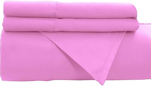 Empire Home - Sábana encimera de color rosa persa colección 1800 sin arrugas (completa)