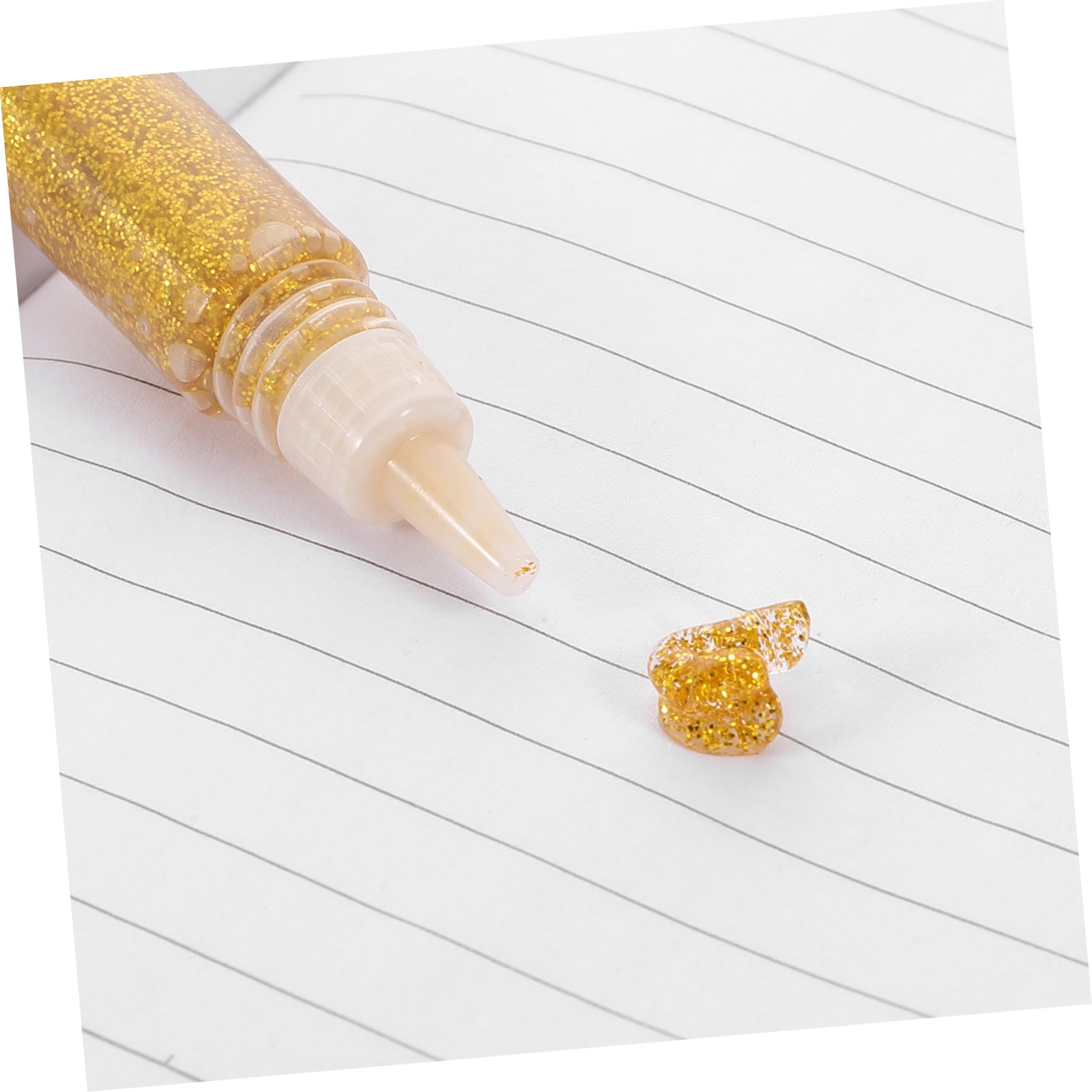 Goldene Glitzer Klebestifte für Kinder, 50 Stück zum Basteln