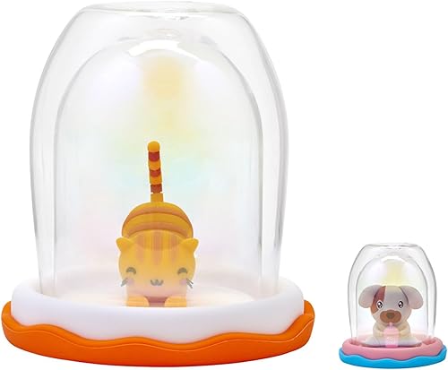 Magic Buddies Pets - Globo mágico decorado para perros, gatos, nieve, regalo para hombres, mujeres y niños, 10.5 onzas líquidas de vidrio sin tallo,