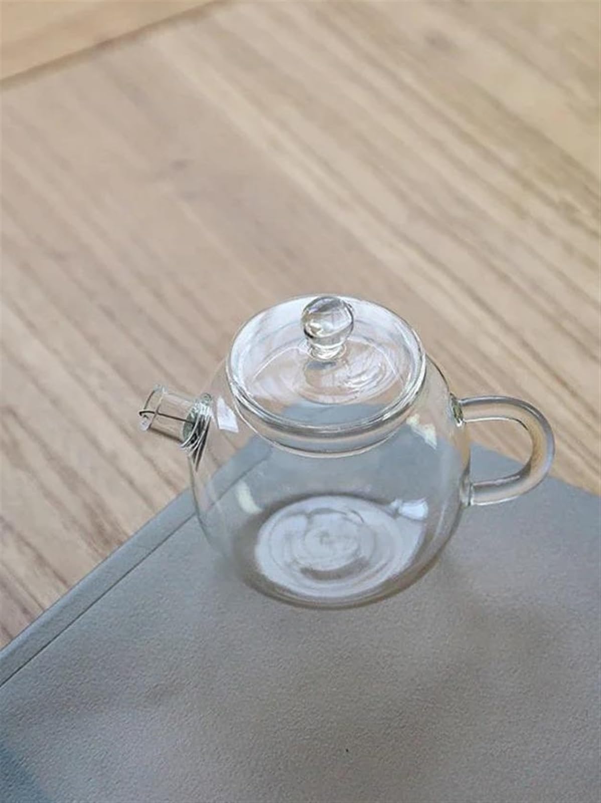 Teteras Fabricante Filtros Una Sola Olla Juego Tetera Pequeña Kung Fu Vidrio Transparente Alto Borosilicato Juego De Tetera Y Taza De Navidad