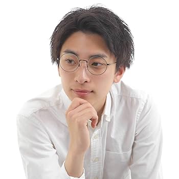 Amazon | [Netmeganecom] 眼鏡 近眼 近視 度付き メガネ