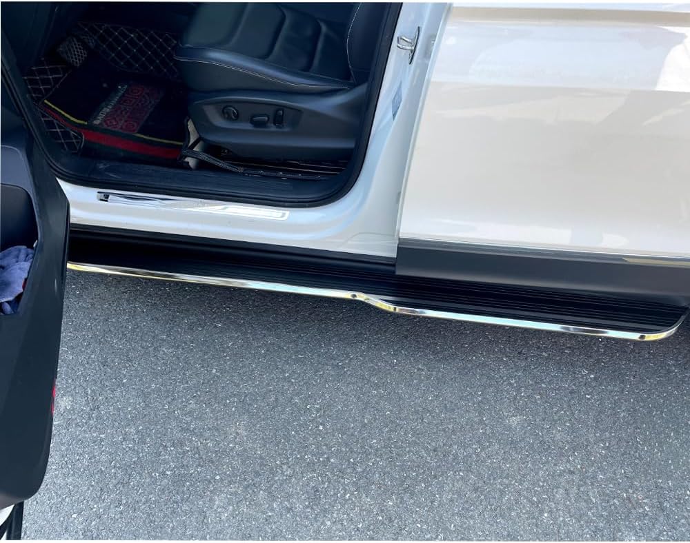 2pc Running Boards Compatible with Range Rover Evoque 2019-2026 Side Steps Rail Boards Nerf Bars | Heavy Duty NovaStep Black Aluminum Base Pedal with Brackets