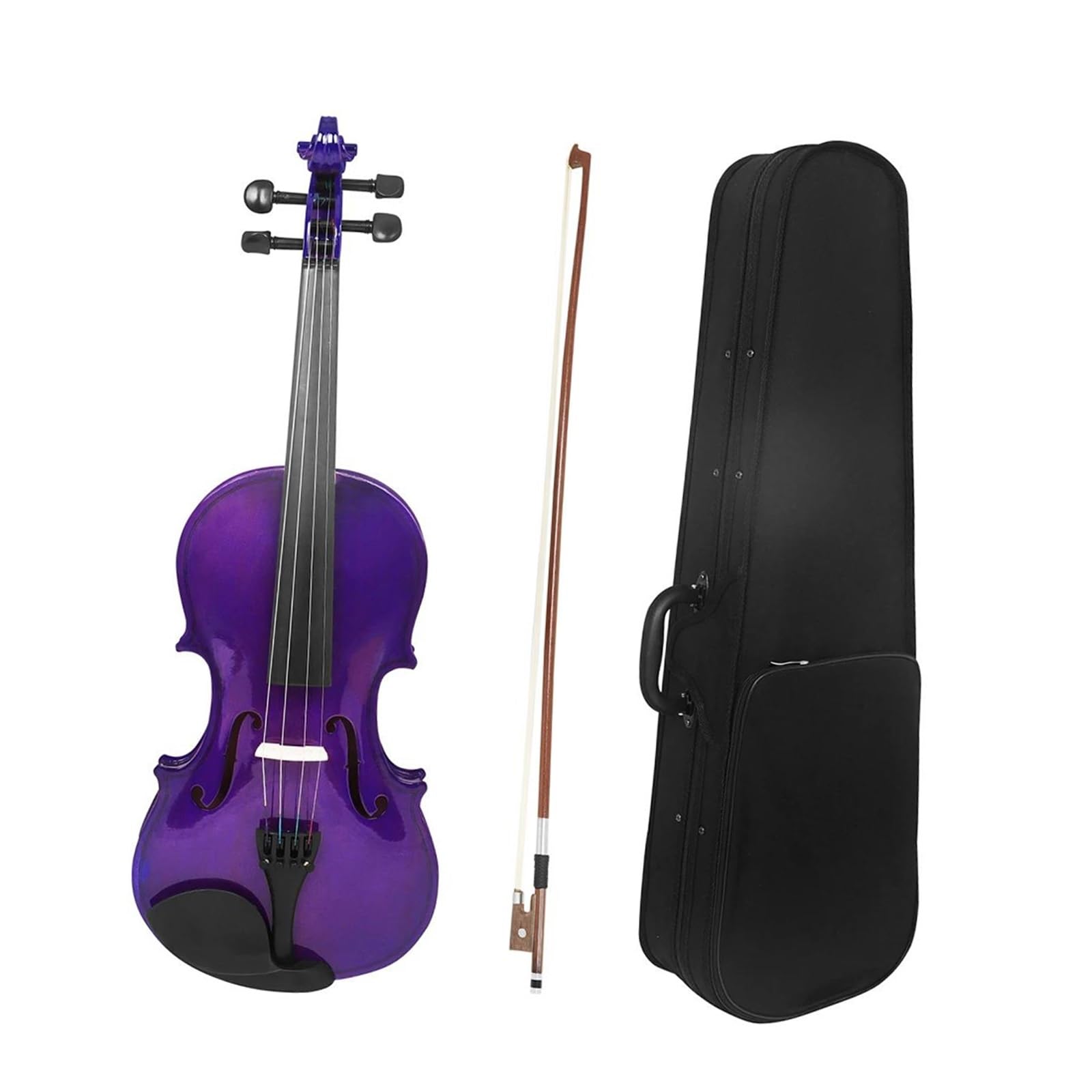 Set Violino 4/4 Top In Acero Violino Principianti | Viola, adatto per lezioni di musica per principianti(Violin)
