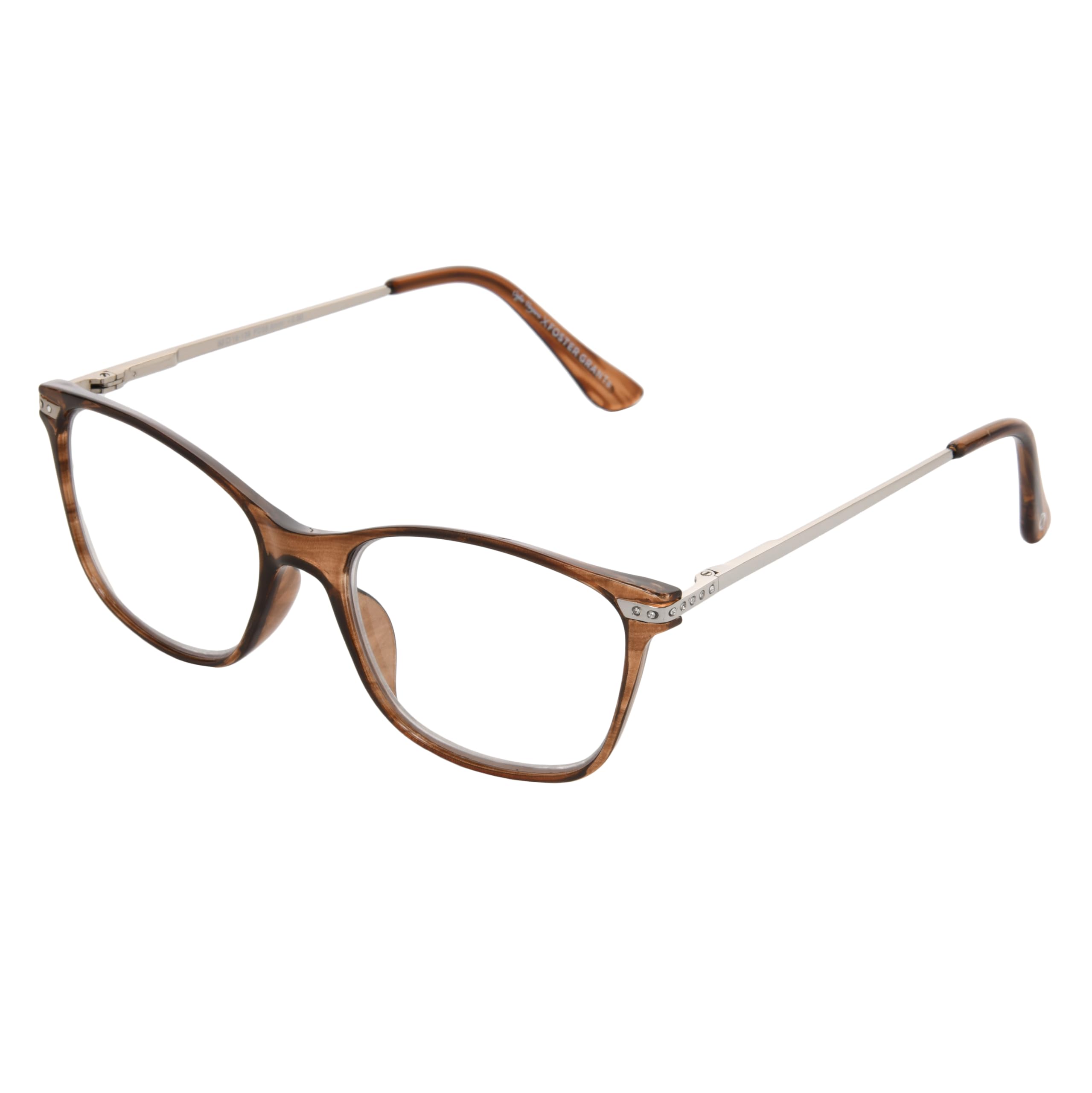 Foster Grant womens Faye Reading Glasses Square Reading Glasses