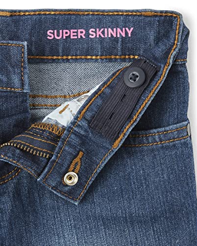 The Children's Place Girls Super Skinny Jeans,Victory Blue Wash Single,12 - image 5