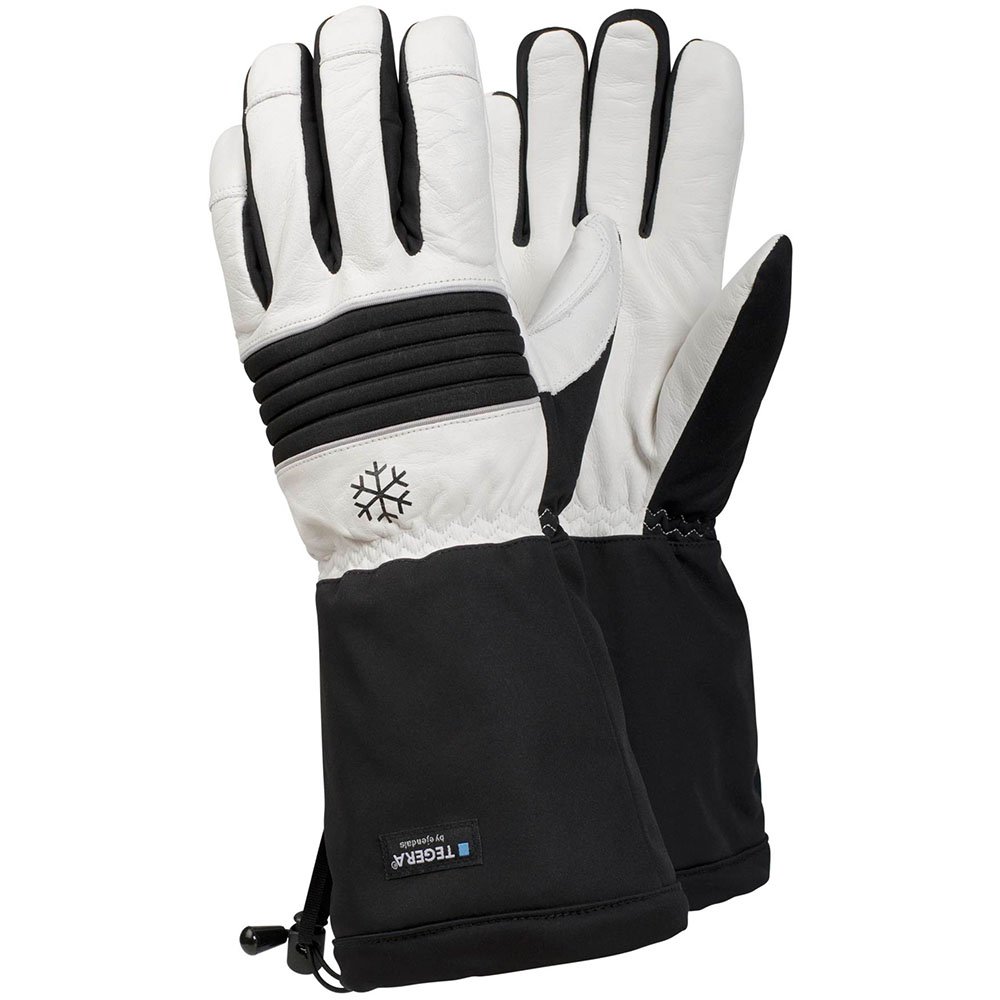 ejendals Guanto Pelle Tegera 595, taglia 11, 1 pezzi, bianco/nero, 595 – 11
