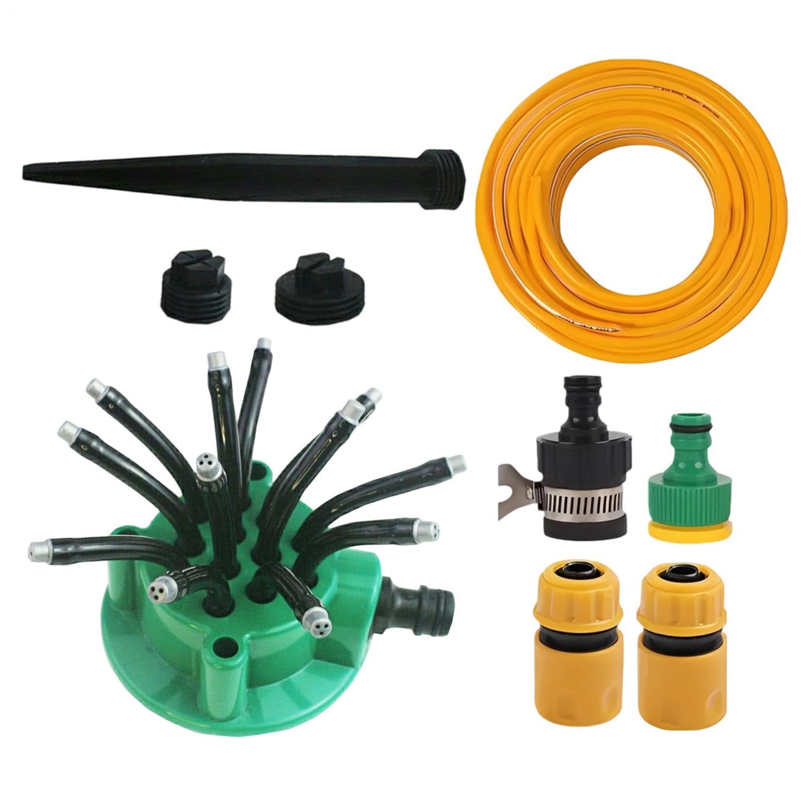 Garten Sprinkler zur Rasenbewässerung Wassersparend Verstellbar Mit Großer | Sprinkler Zur Blumen- Und Gartenbewässerung für die Gartenarbeit, Bepflanzung, , Rasen, Blumenbeete, den Auß