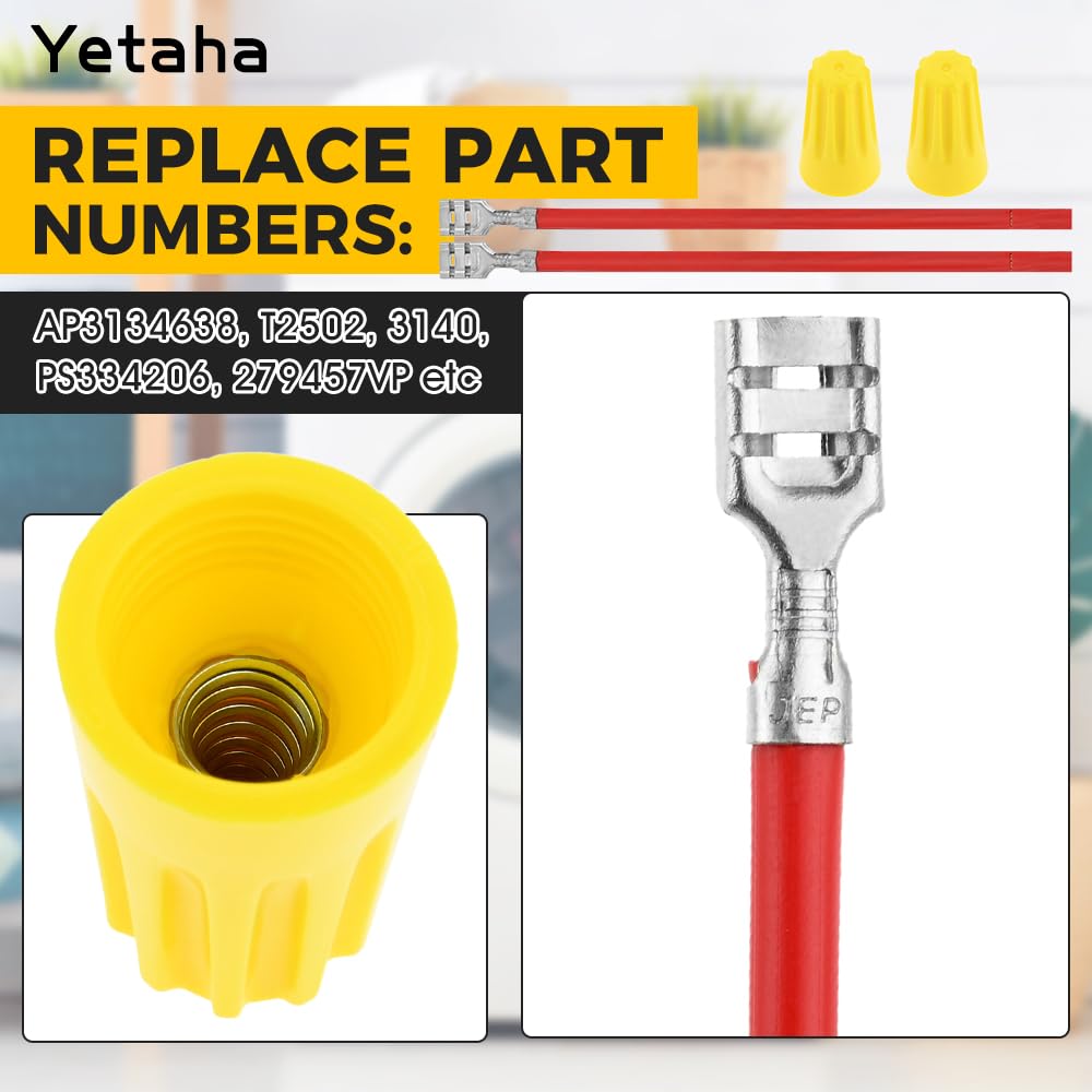 Amazon.com: Yetaha 279457 Dryer Heating Element Connecting Wire  