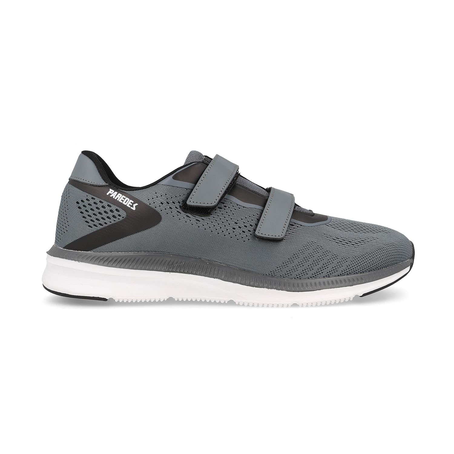 Paredes LD22593 Sportschuhe für Herren in Grau, Sneaker mit selbstklebendem Textilband und viskoaktiver Einlegesohle, Grau für Jungen und Herren Sport
