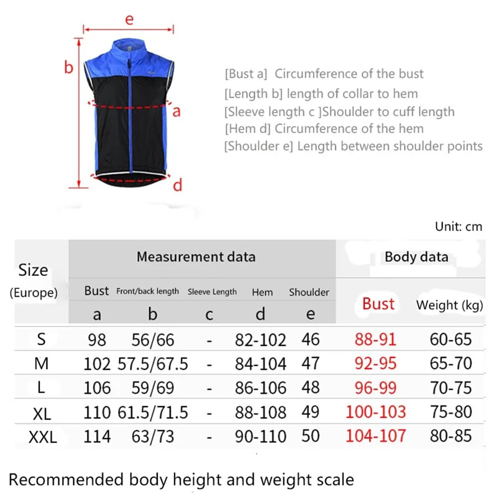 SIDHU Gilet da Ciclismo Uomo Donna Gilet da Corsa Riflettente Senza Maniche Giacca Impermeabile Antivento Hi Vis MTB Gilet da Ciclismo Leggero E Traspirante per Ciclismo Jogging,Green-XL