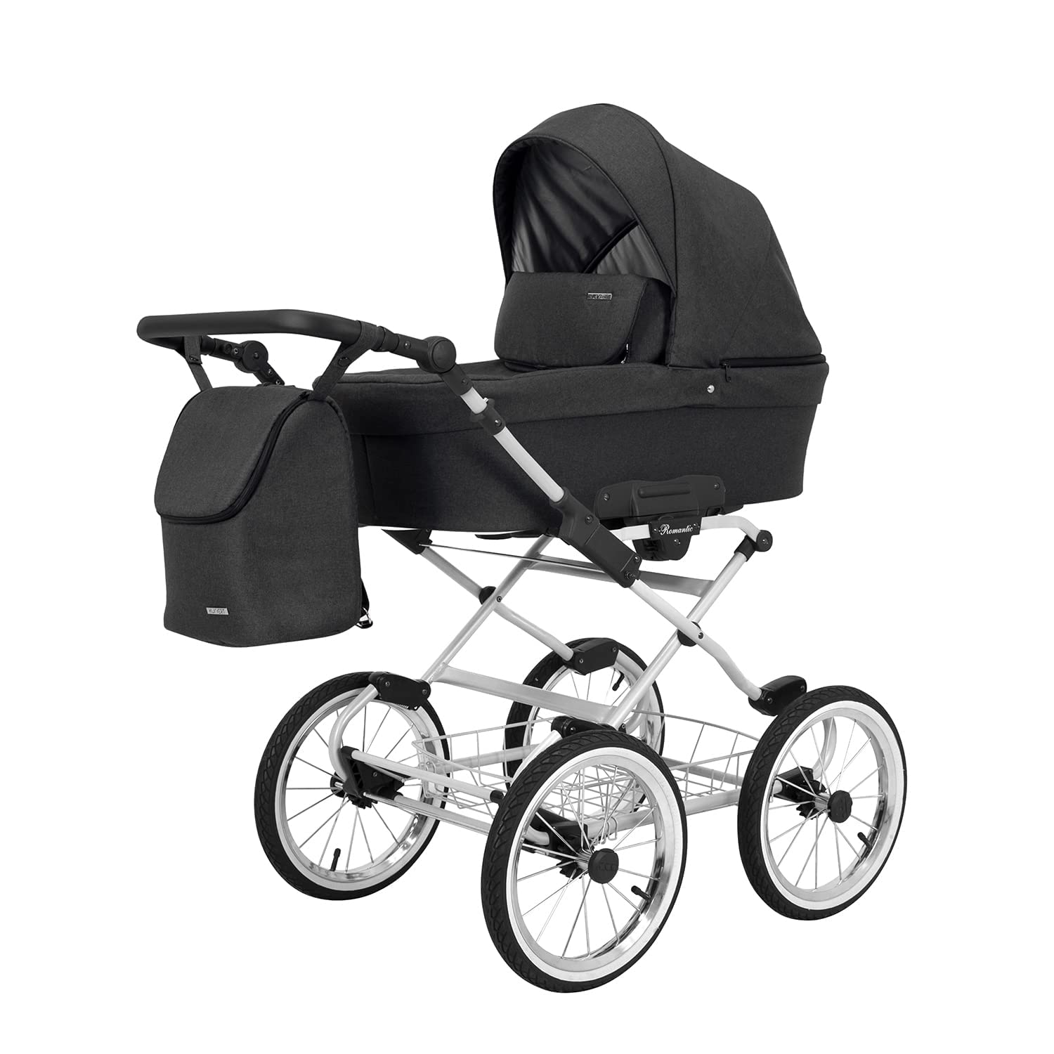Poussette landau bébé 2 en 1 nacelle bébé Kunert ROMANTIC retro 2en1 pousette 2 in 1 accessoires
