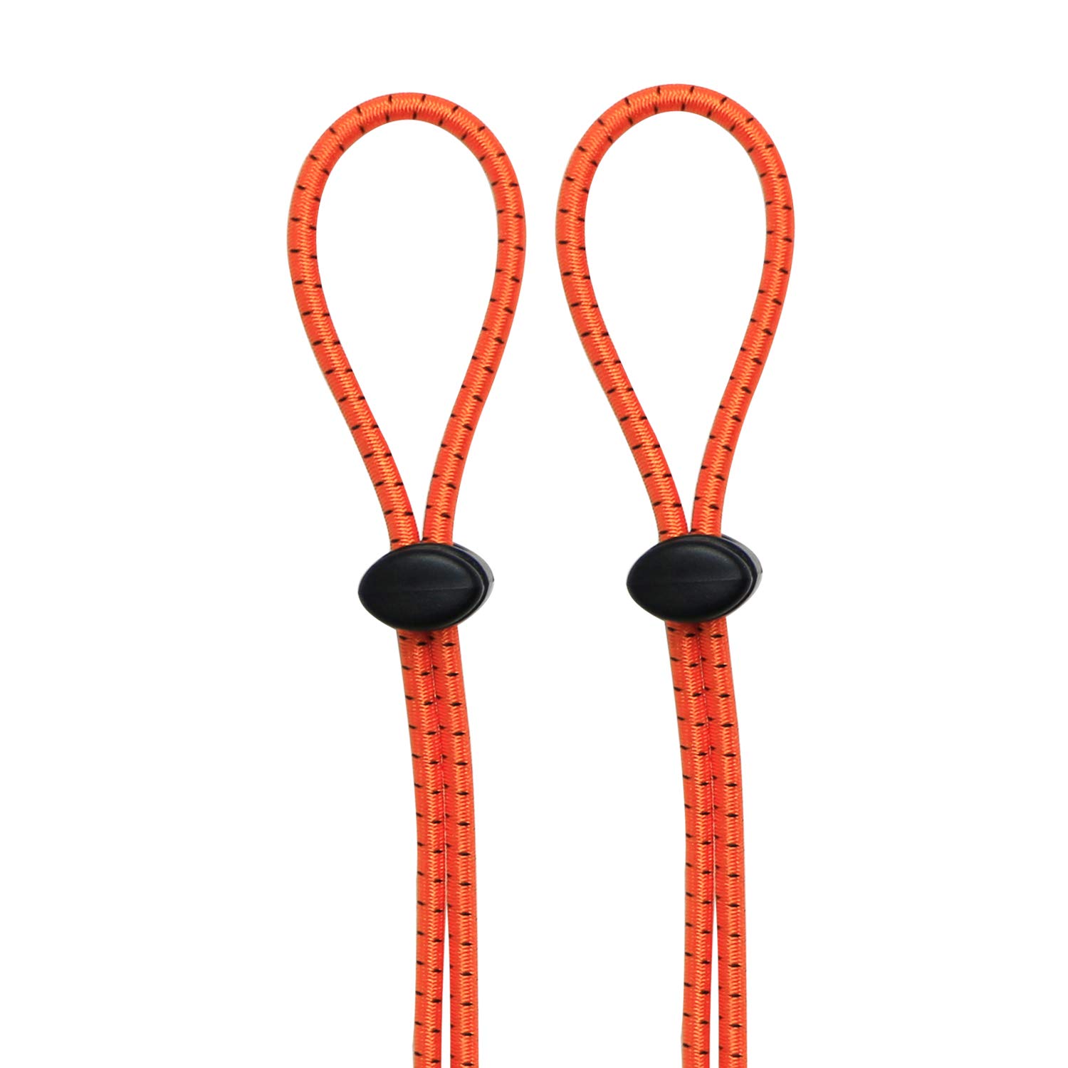 Swimming Goggles Bungee Strap Rope Buckle Tighter to Strengthen The Elastic Rope Buckle not Easy to Trip (Orange (2-Pack))