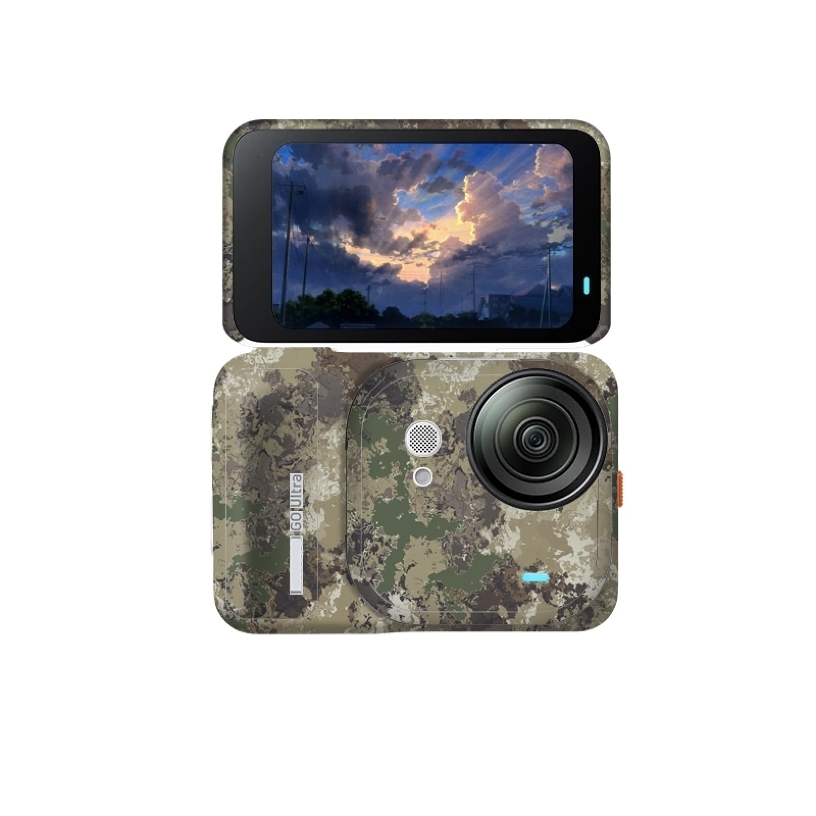 Genérico Nadaje się do Insta 360 GO Ultra naklejka na ciało odporna na zarysowania folia chroniąca przed upadkiem akcesoria do aparatu (3)