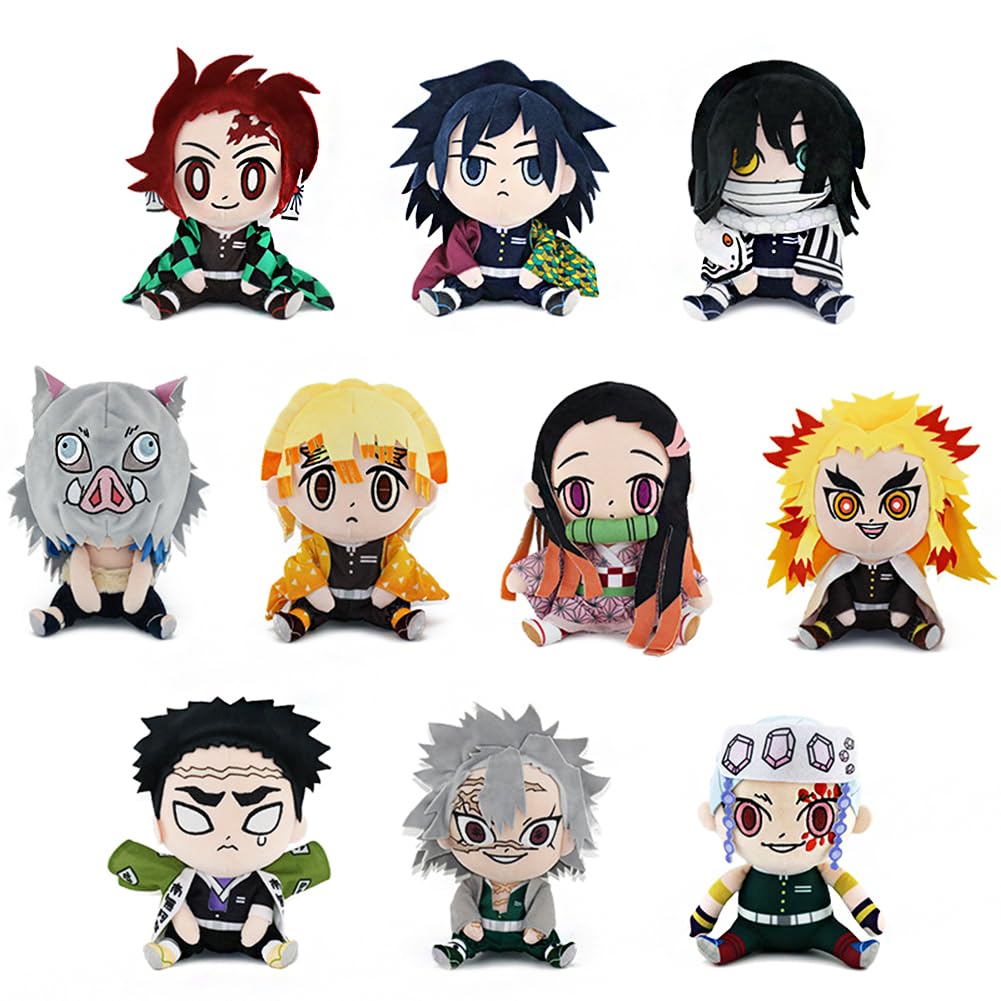 Coussin Peluche Kamado Tanjiro 45 Cm – Imprimé 3D En Coton PP – Doux Et Confortable – Décoration Et Sieste – Cadeau Fan De Demon Slayer