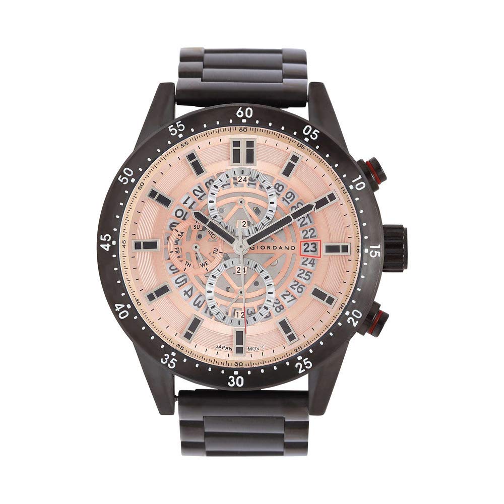 Giordano Mens Metallic Multi Function Watch - GD-1091-22 (Multi-Colour_Free Size) (B08599ZWRK) Amazon Price History, Amazon Price Tracker