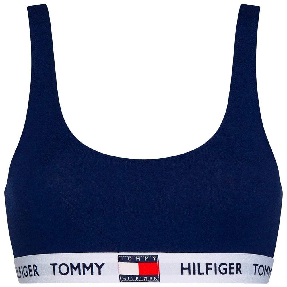 Tommy Hilfiger Bralette Donna Elasticizzata, Blu (Navy Blazer), S-image