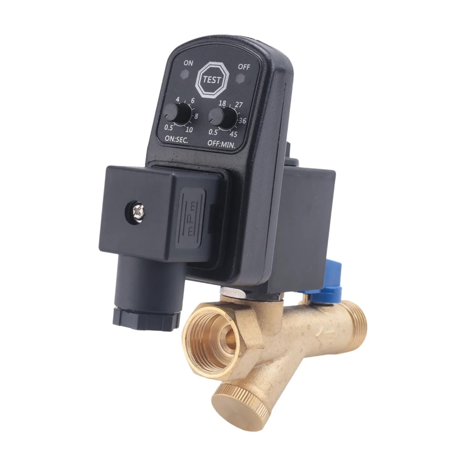 Válvula de drenaje automática electrónica temporiz Compresor de aire de 2 vías, drenaje automático del tanque de Gas, temporizador electrónico, CA 220V, 1/2 pulgadas