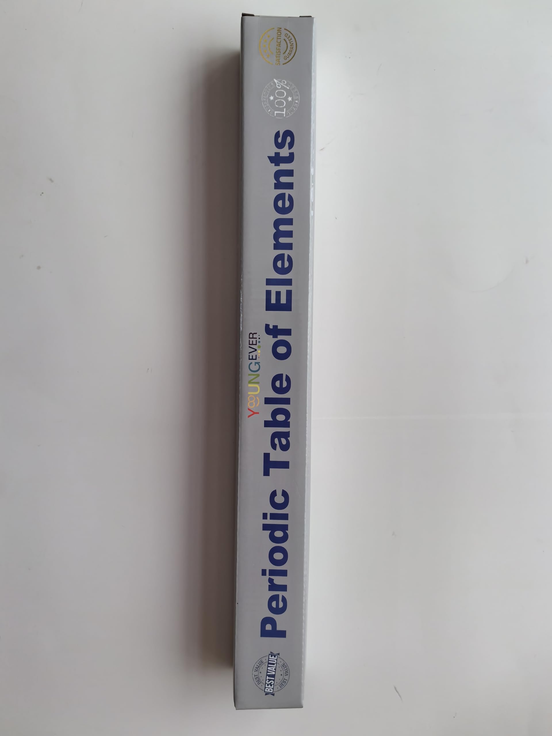 Youngever Układ okresowy laminowane plakaty edukacyjne dla małych dzieci, plakaty dydaktyczne, plakaty w klasie (60 cm x 45 cm)