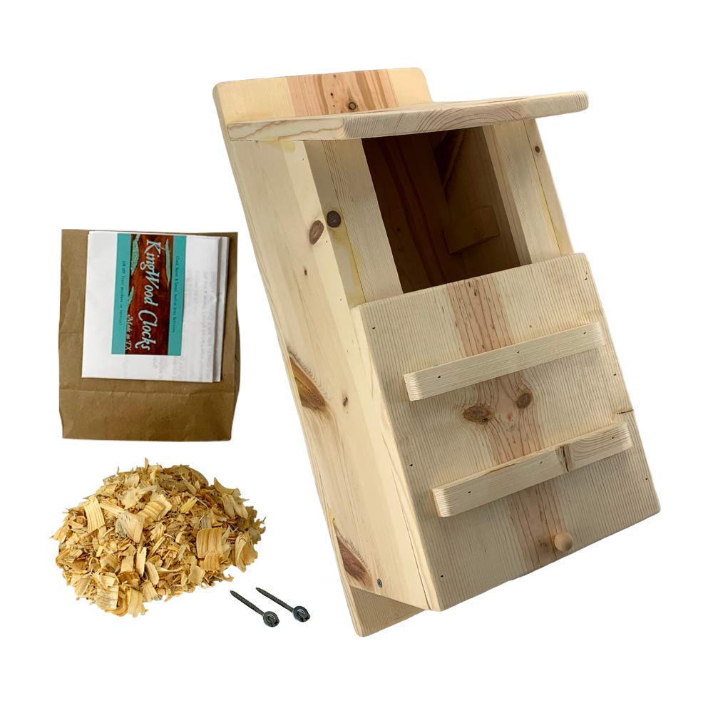 Buy KingWood Premium Pine Owl House, Large Owl Box, Large Bird House, Owl House Box For Nesting