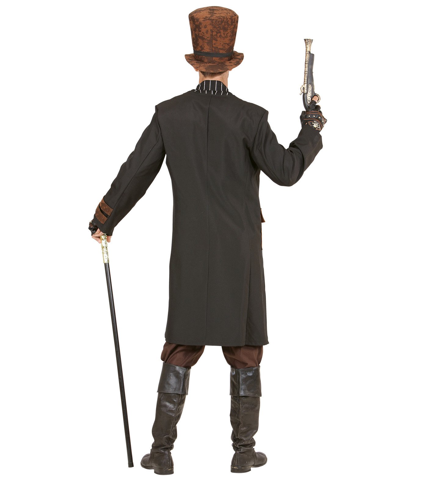 W WIDMANN MILANO Party Fashion - Disfraz steampunk, abrigo con camisa, sombrero, para carnaval