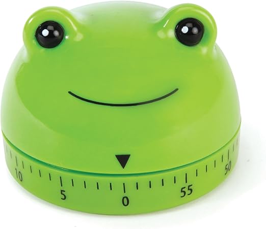 Amazon.com: Kikkerland Frog Timer – Fun Gadget for Home & Kitchen – 60 ...