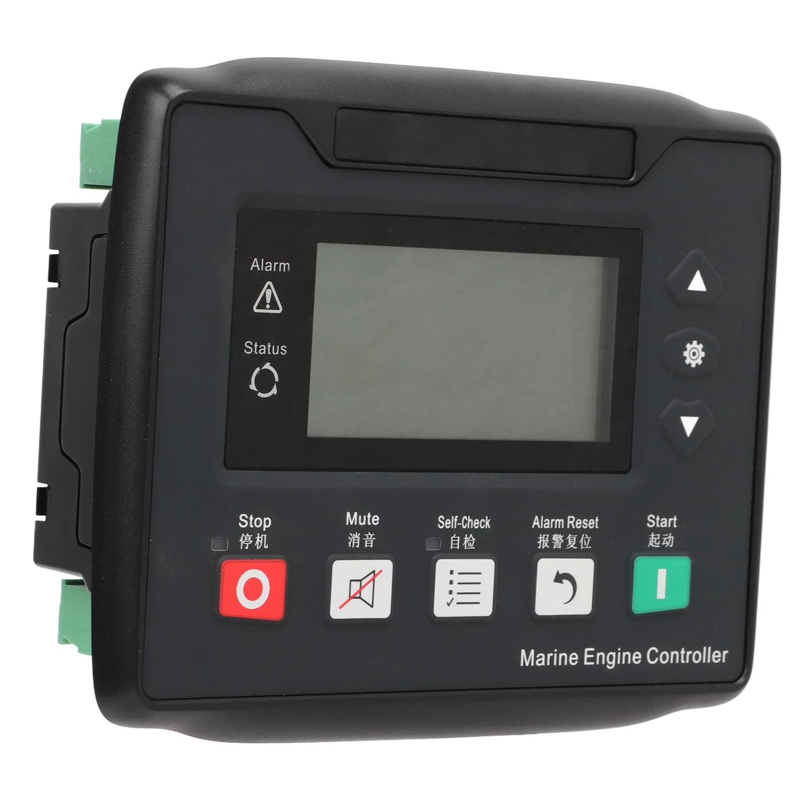 Módulo Controlador de Grupo Electrógeno Detección Automática de Parada de Arranque Duradera para Motores Diésel DC8-35V con Pantalla LCD y Diseño Impermeable