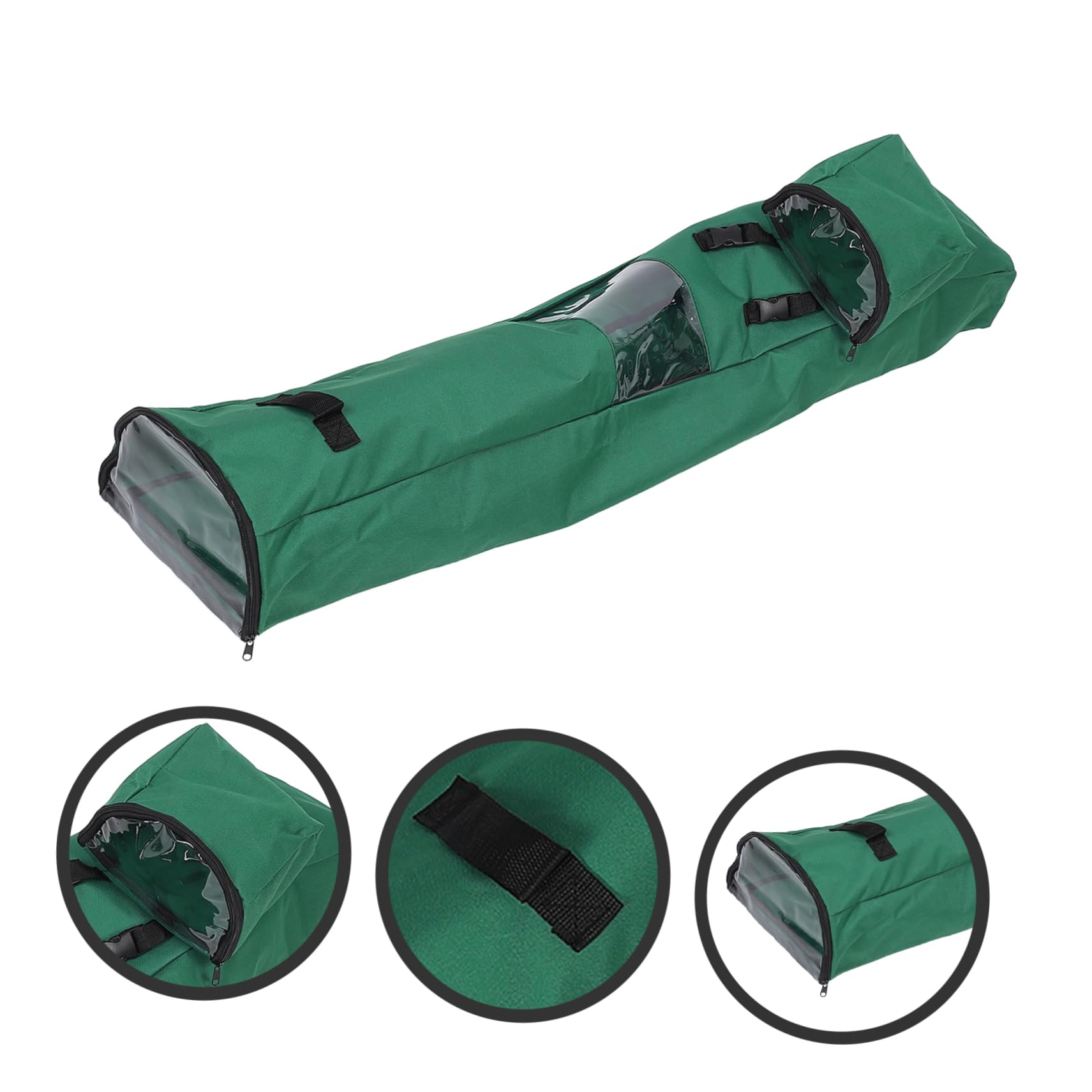 COLLBATH Wrapping Paper Storage Bag Multi Folding Organizer for Party Supplies Decoration Paper Container Handle for Christmas Wrapping Storage