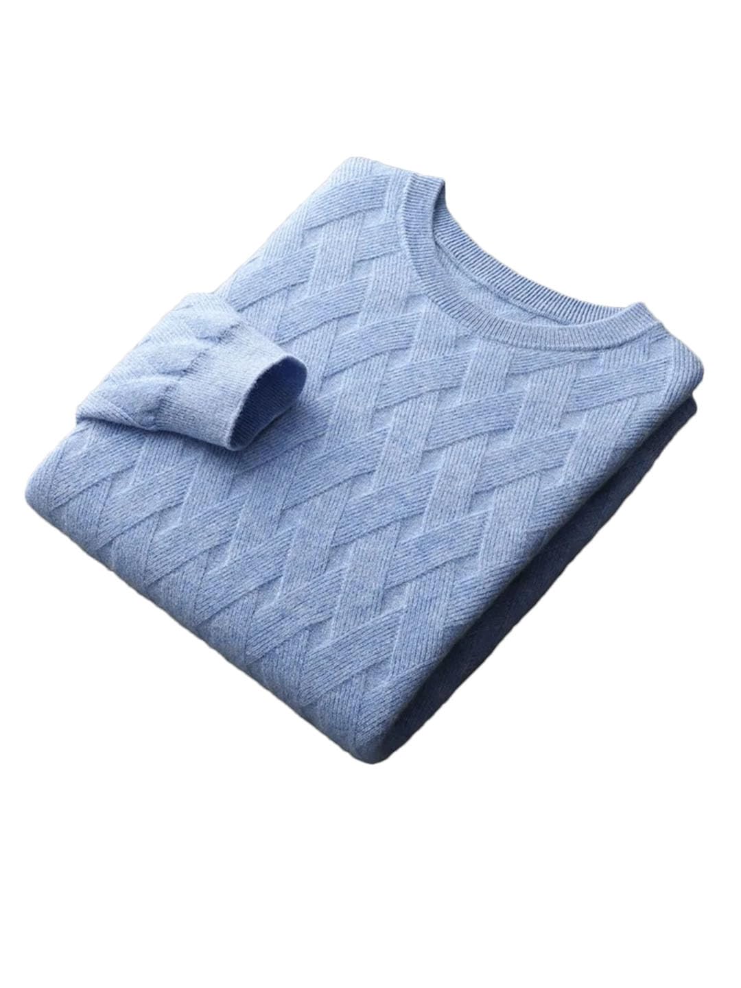 Vogrtcc Suéteres De Lana con Cuello Redondo para Hombre, Camisa Básica, Tops De Punto De Gran Tamaño, Jerseys Informales De Negocios