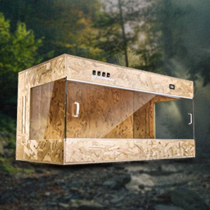 爬虫類 木製飼育ケージ 40X40X80CM 【公式通販】