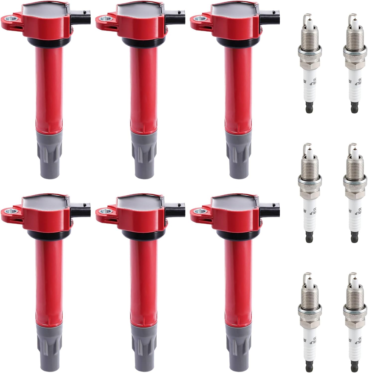 CarBole UF502 Ignition Coils and Spark Plugs Set Compatible with Volkswagen Routan