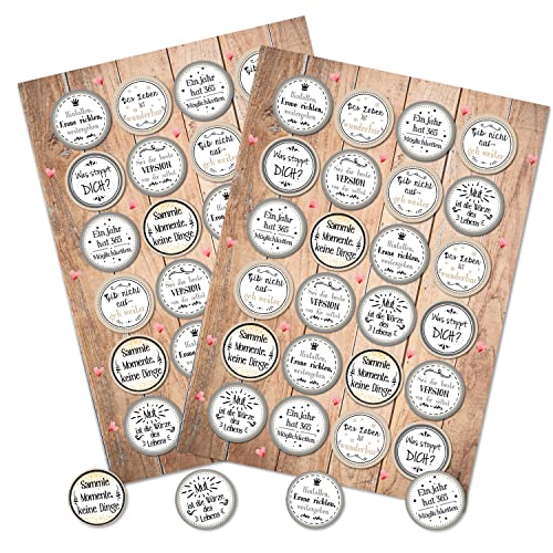 Logbuch-Verlag 48 Motivationsaufkleber mit Sprüchen