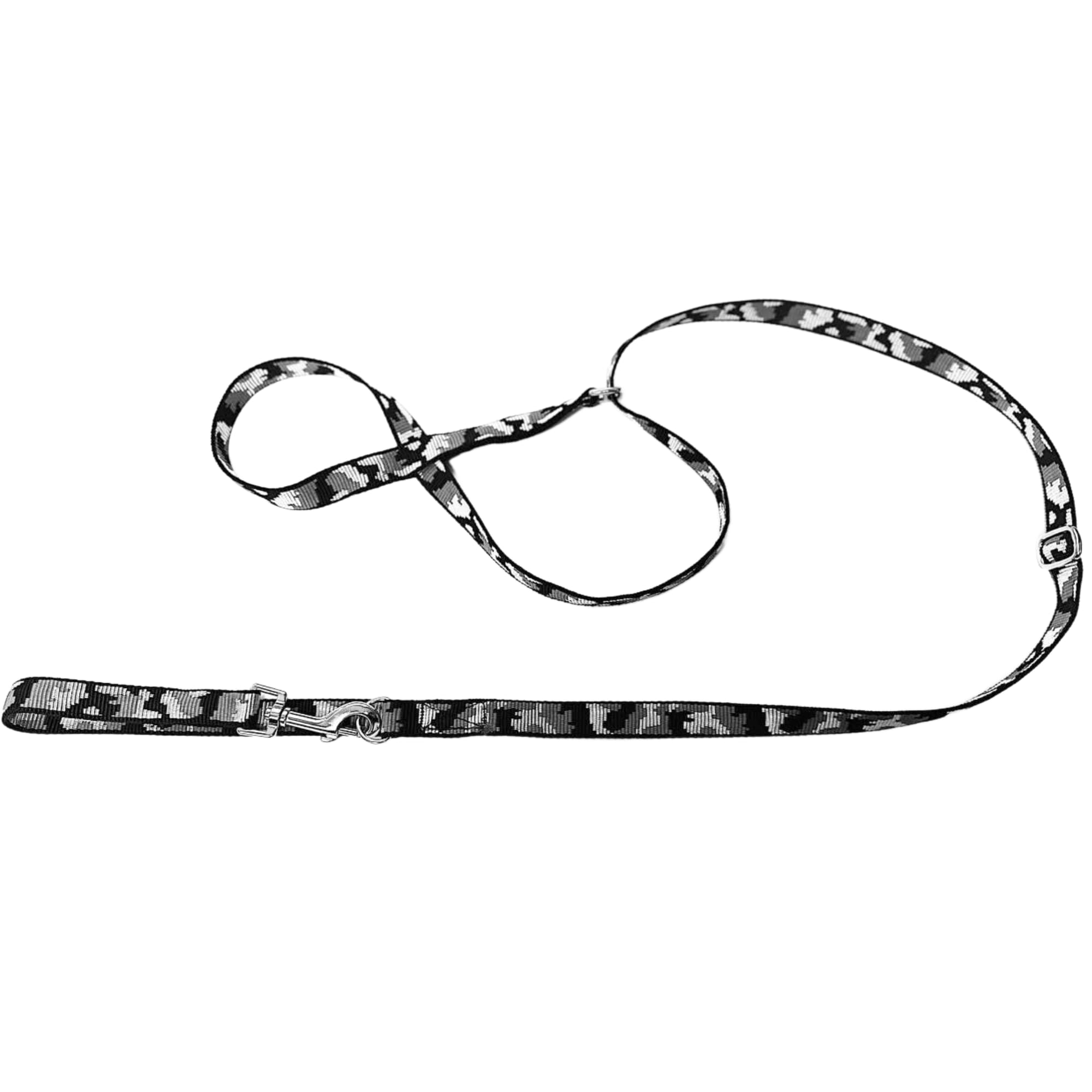 No Pull Dog Head Collar, Lead Training Head Harness, Dog Collar that stops pulling - Easy to fit, simple to use, kind, safe, comfortable (Grey Camo)