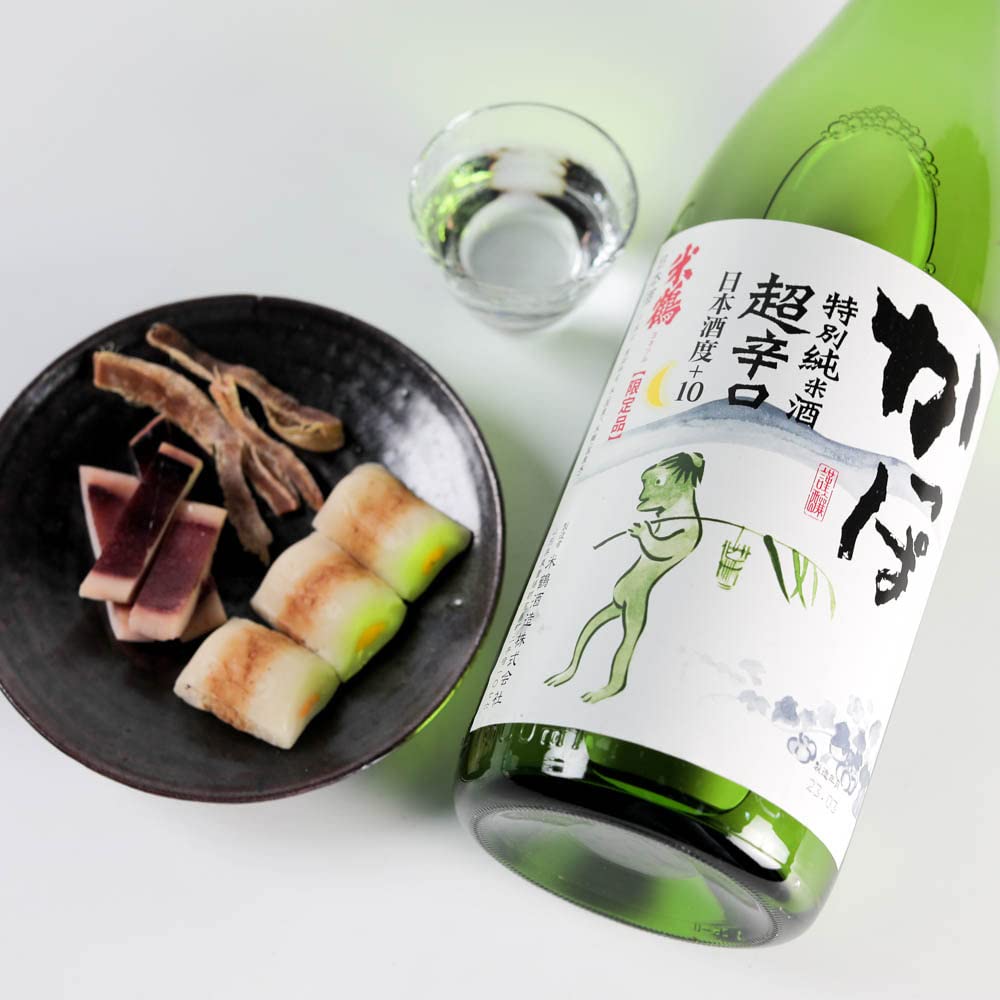 Amazon.co.jp: 米鶴 かっぱ 特別純米 超辛口 1800ml : 食品・飲料・お酒