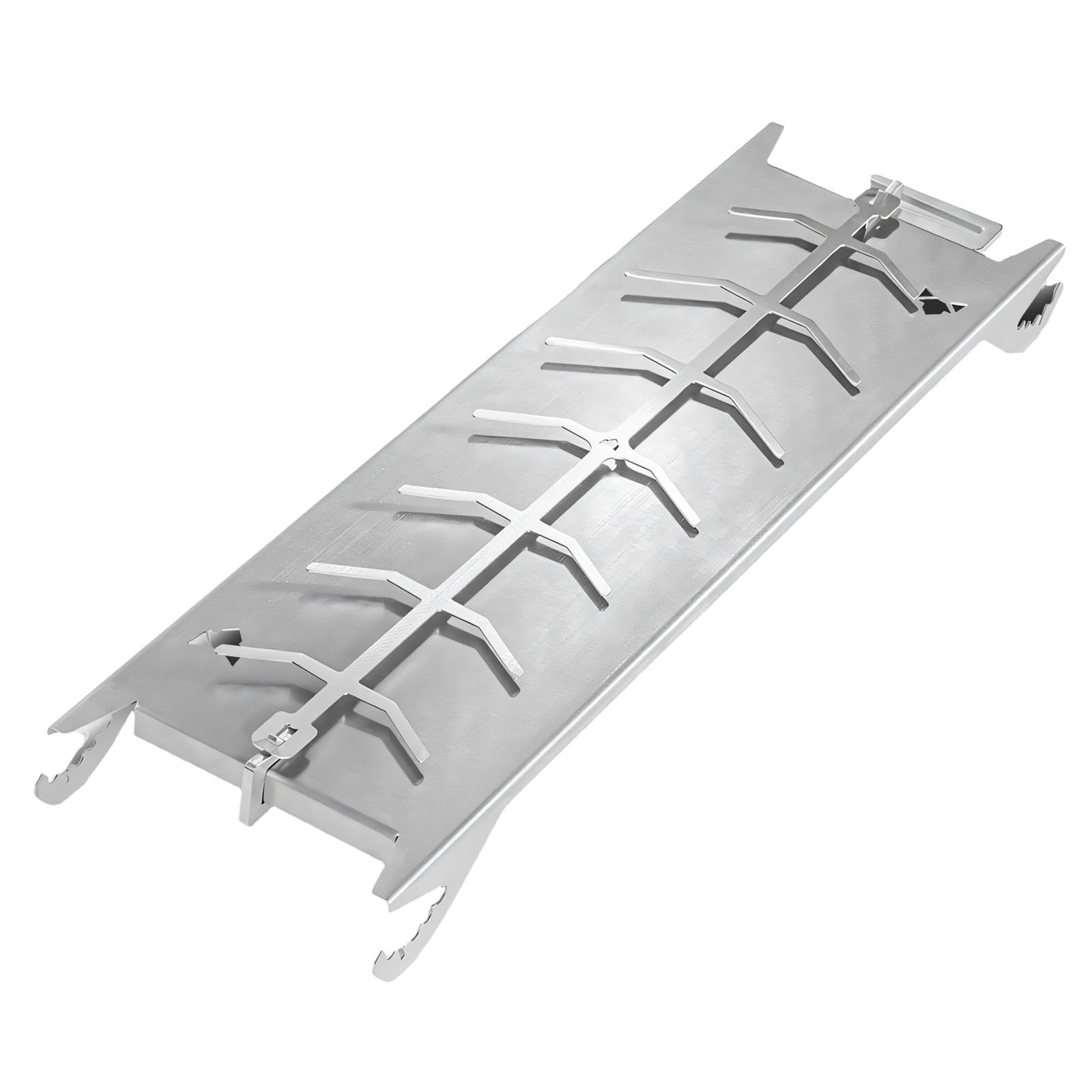 hogtnd Adjustable Salmon Grill Plate with 180 Degree Rotating Mechanism for Even Heating When Barbecuing Outdoor and Camping Dishwasher Safe Barbecue Accessories