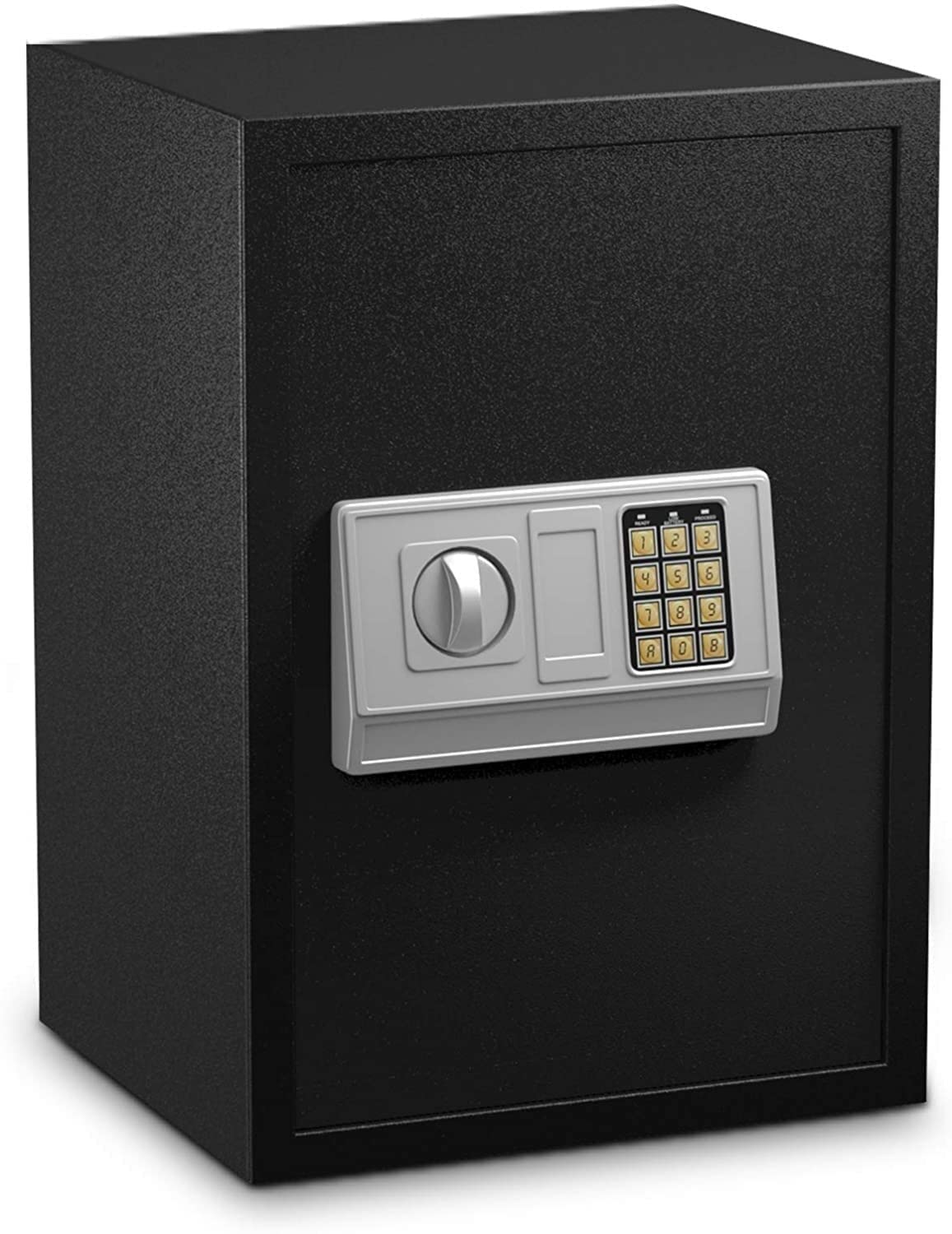 Caja Fuerte Ignífuga E Impermeable, Armario Electrónico Digital De Acero Inoxidable, Caja De Seguridad con Teclado De Gran Tamaño Y Sólida para El Hogar.,