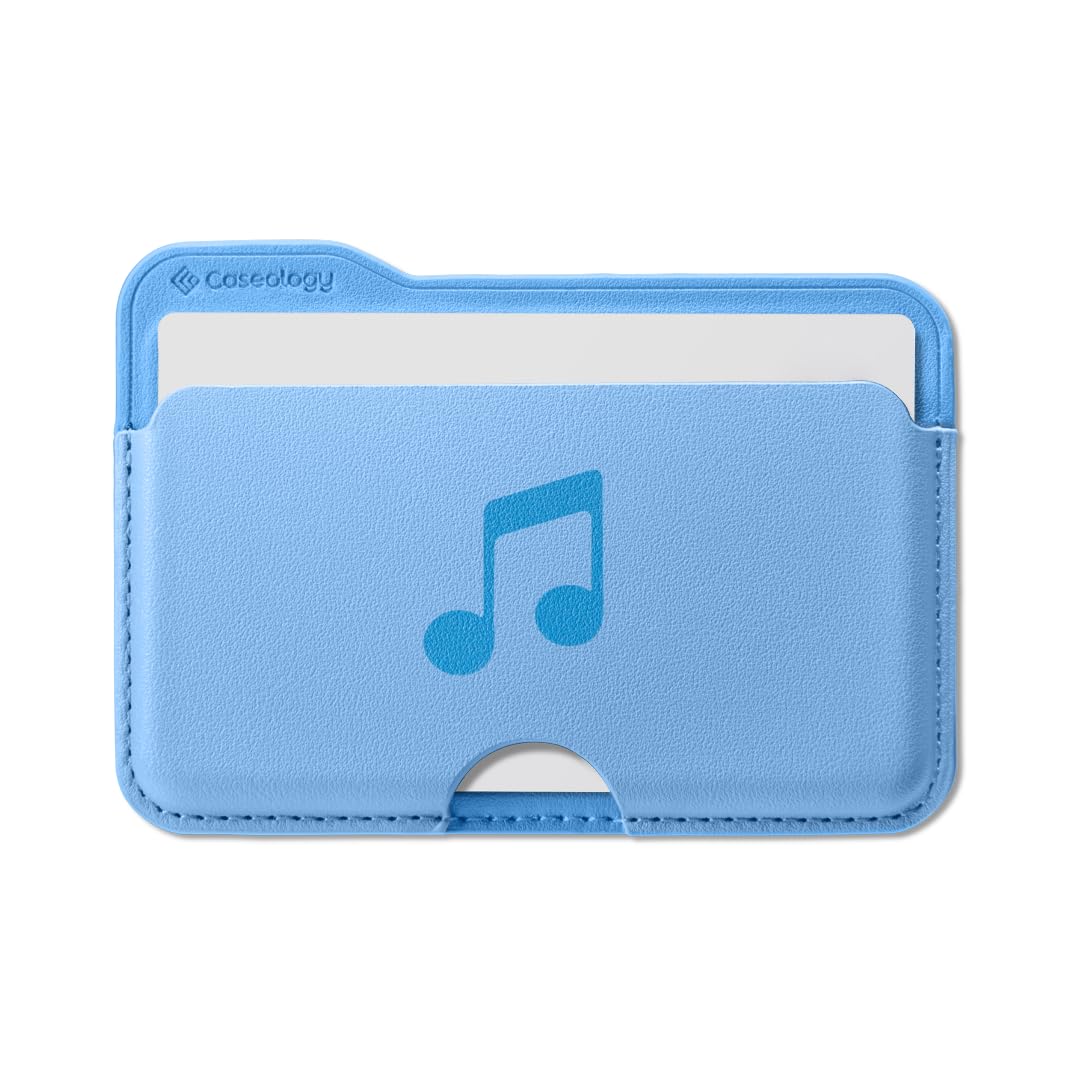 Caseology Folder Pop Portafoglio Magsafe [motivo in silicone antiscivolo] Porta carte magnetico, magsafe wallet per iPhone serie 15, 14, 13, 12