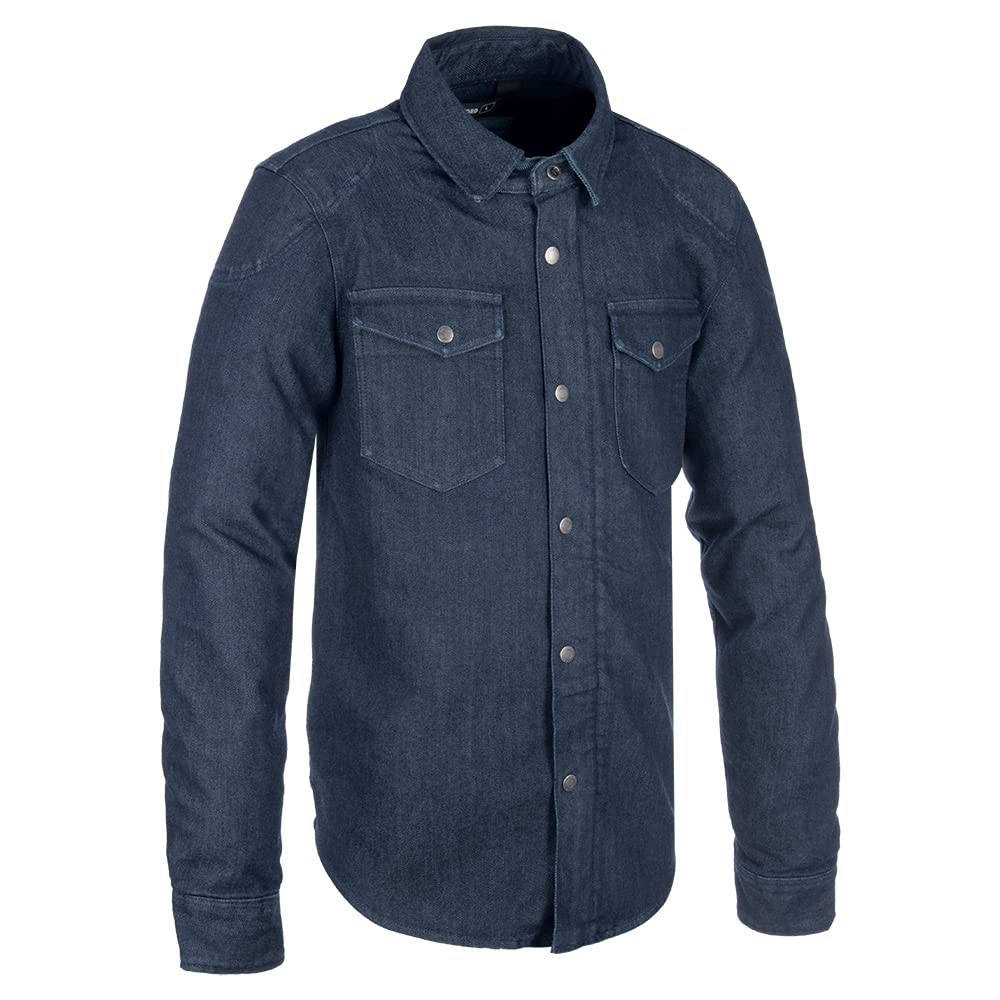 Oxford Products Oxford Original Approvato AA Rated Camicia da Equitazione Moto, Indaco, M Uomo