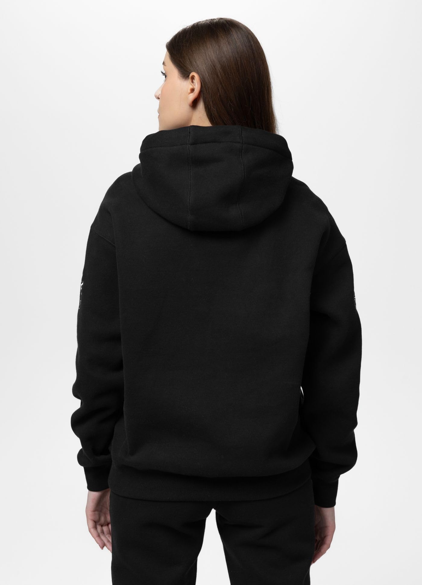 PITBULL Fiora damska bluza z kapturem – damska bluza z kapturem o wyglądzie oversize, streetwear, mieszanka bawełny, poliestru, bluza rekreacyjna z nadrukiem, ciepły sweter z kieszenią typu kangur