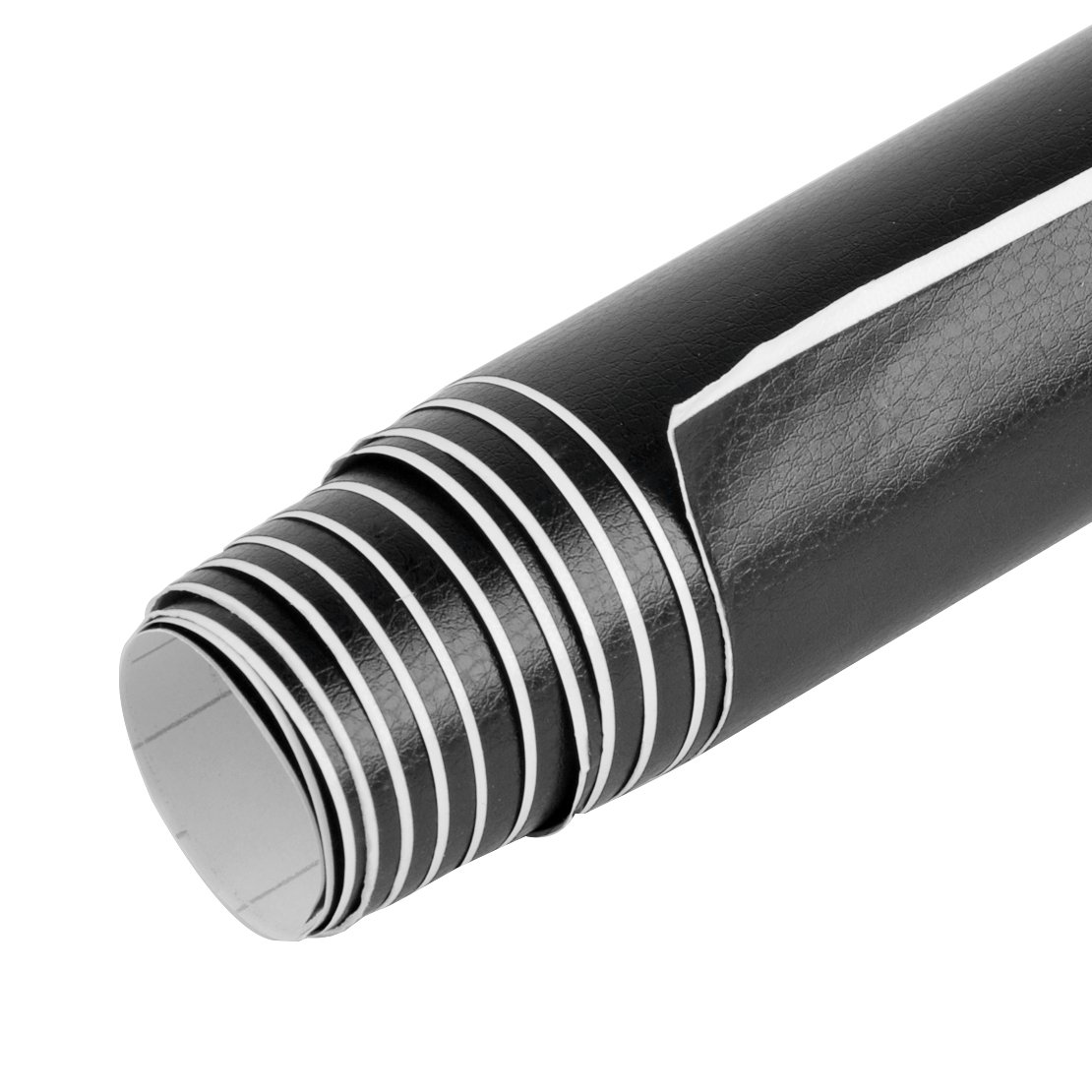 beler 150 x 50cm Black Imitation Leather Texture Film Wrap Sheet Roll Sticker Decal Car Vehicle