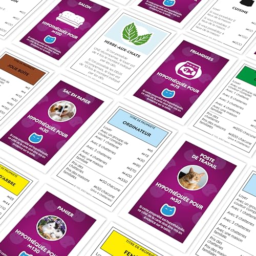 Winning Moves - Monopoly Chats - Jeu de société - Jeu de Plateau - A partir de 8 ans - 2 à 6 joueurs - Version française – Image 7