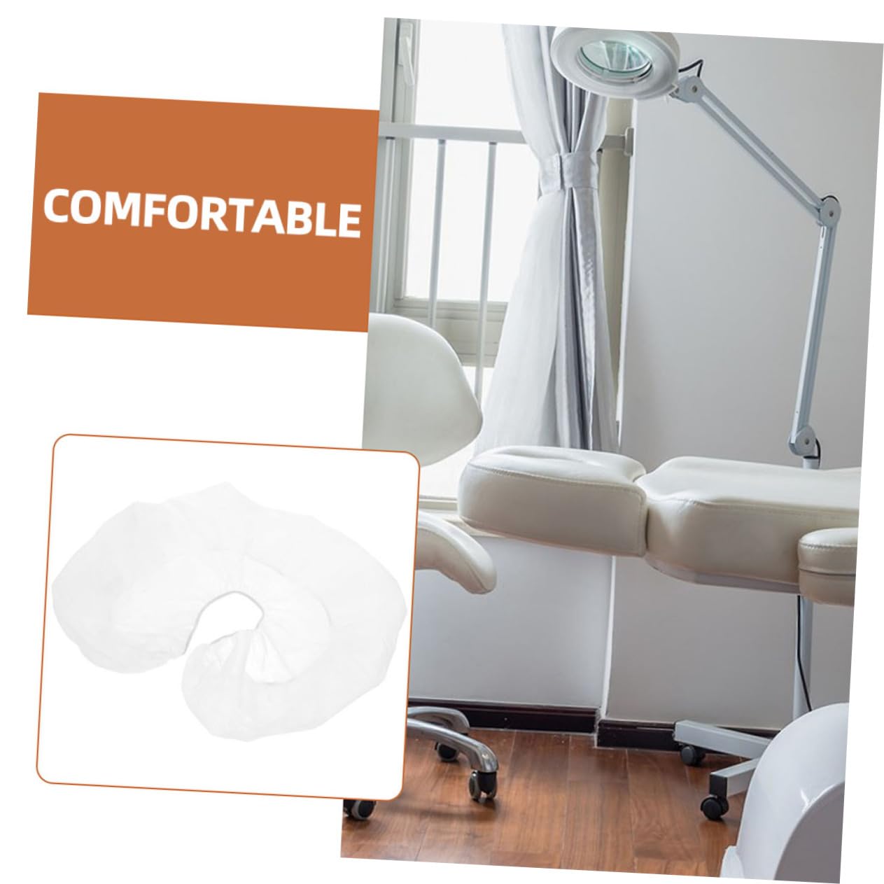 Beavorty Salon Pillow 200pcs Face Pillowcase Massage Headrest Mats Breathable Non-woven Fabric Cover